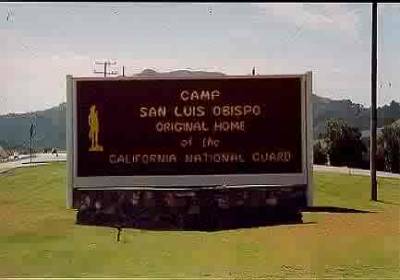 Camp San Luis Obispo Sign